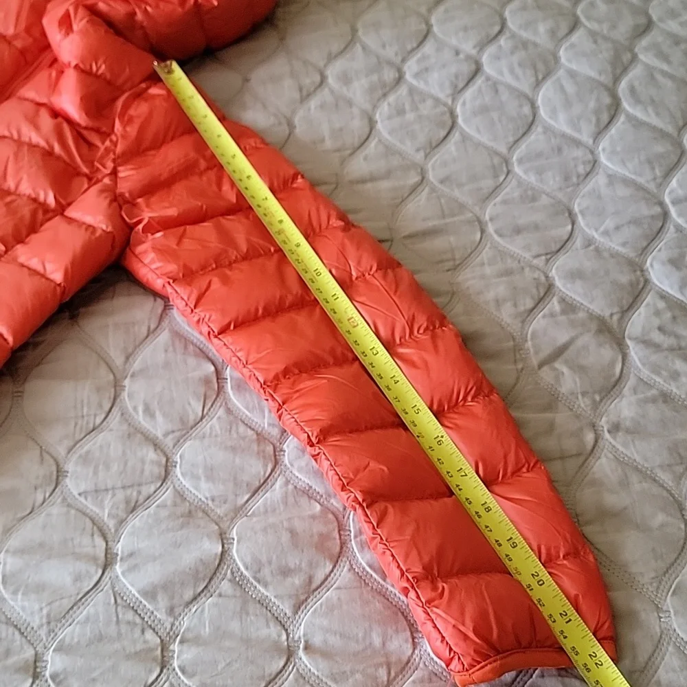 Kids Light Puffer Jacket in Bright Orange